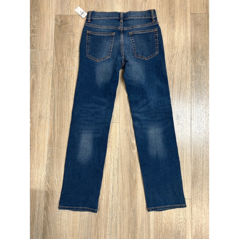 Gap Kids Boys Straight Leg Jeans Size 12 Slim Blue Denim Adjustable Waist NEW - Picture 6 of 7